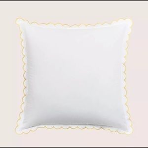 Kate Spade Scalloped Edge Euro Sham Yellow
